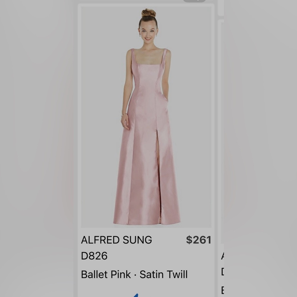Dessy Alfred Sung Bridesmaid Dress